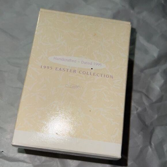 Ornament Hallmark Keepsake1995 Son Handcrafted Easter Duck Chick IOB - Picture 3 of 3